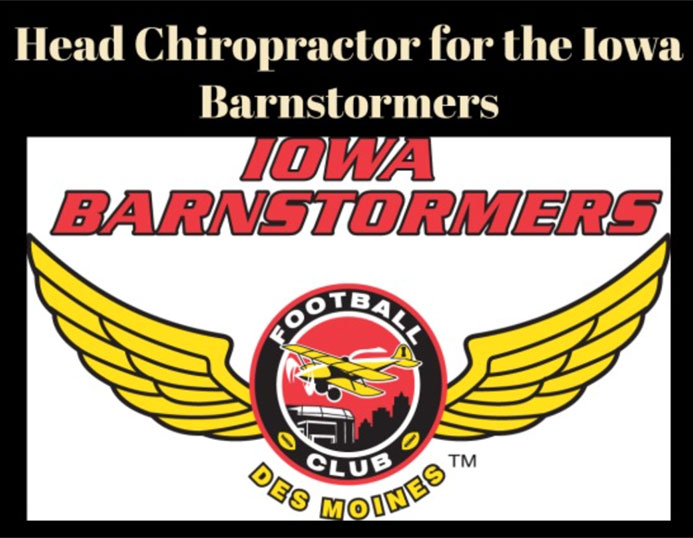 Iowa Barnstormers chiropractor logo
